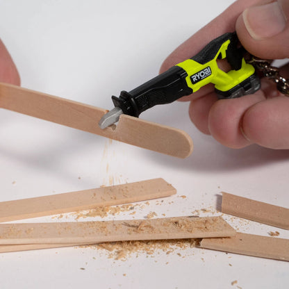 Ryobi MINI Recip Saw Keyring - Eco-Friendly Collectible Tool Replica