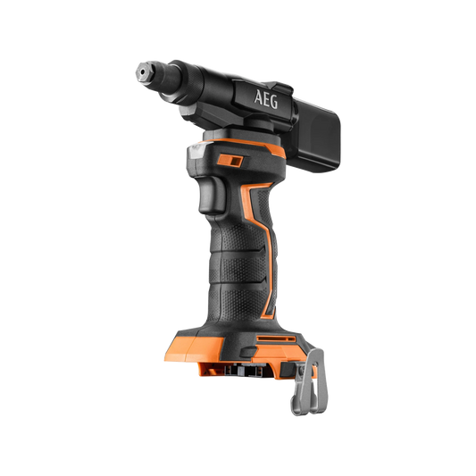 AEG 18V Compact Rivet Gun 4.8mm, Powerful Motor, Versatile, LED Light