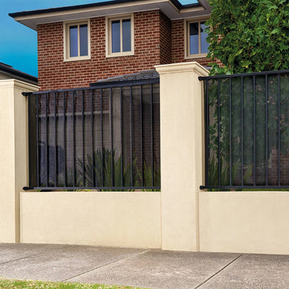 Coolaroo Black 1.83x10m Light Duty Shade Cloth 70% UV Block, Breathable, Durable HDPE