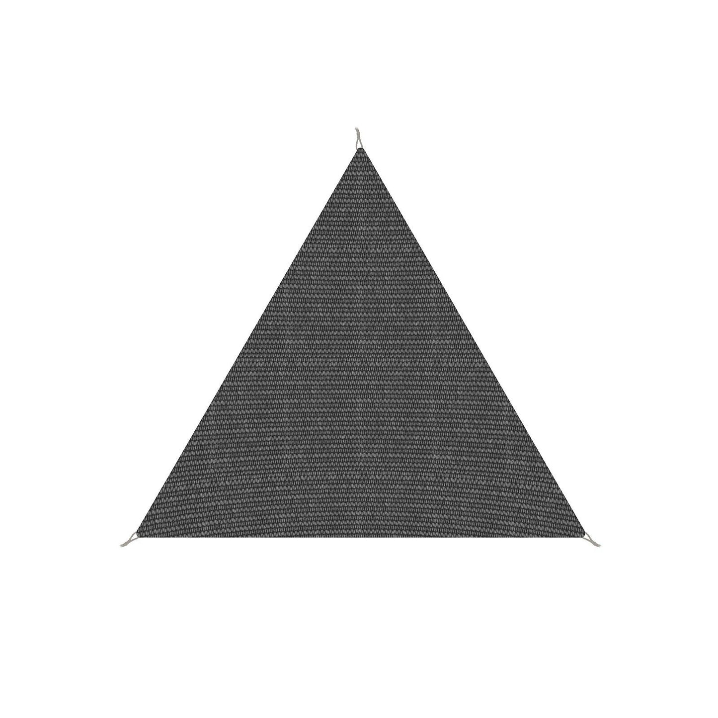 Coolaroo 3m Triangle Charcoal Shade Sail - 90% UV Block, Cancer Council Endorsed, Portable
