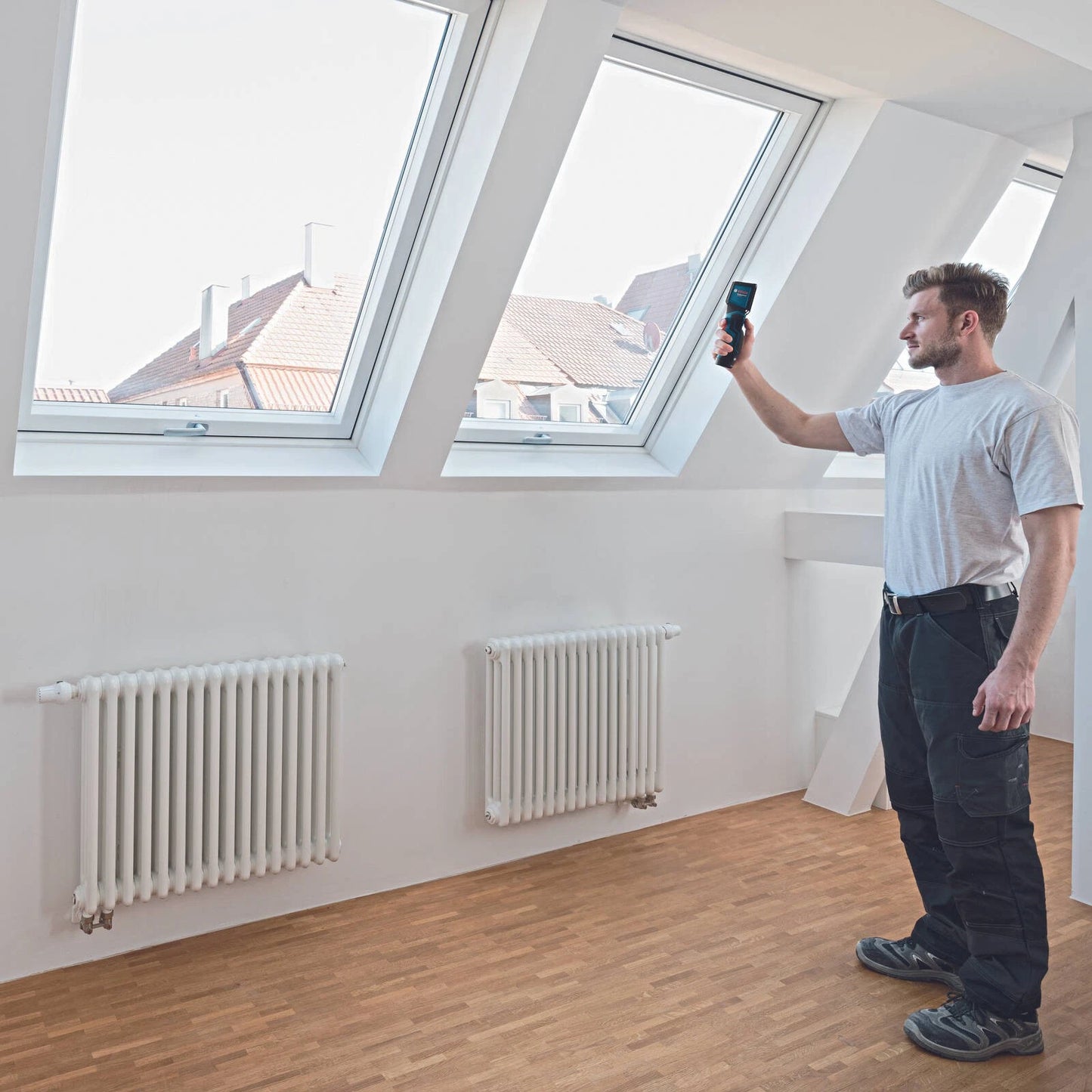 Bosch Professional Thermal Camera GTC 400 C - High-Resolution, Dual Power, App Integration