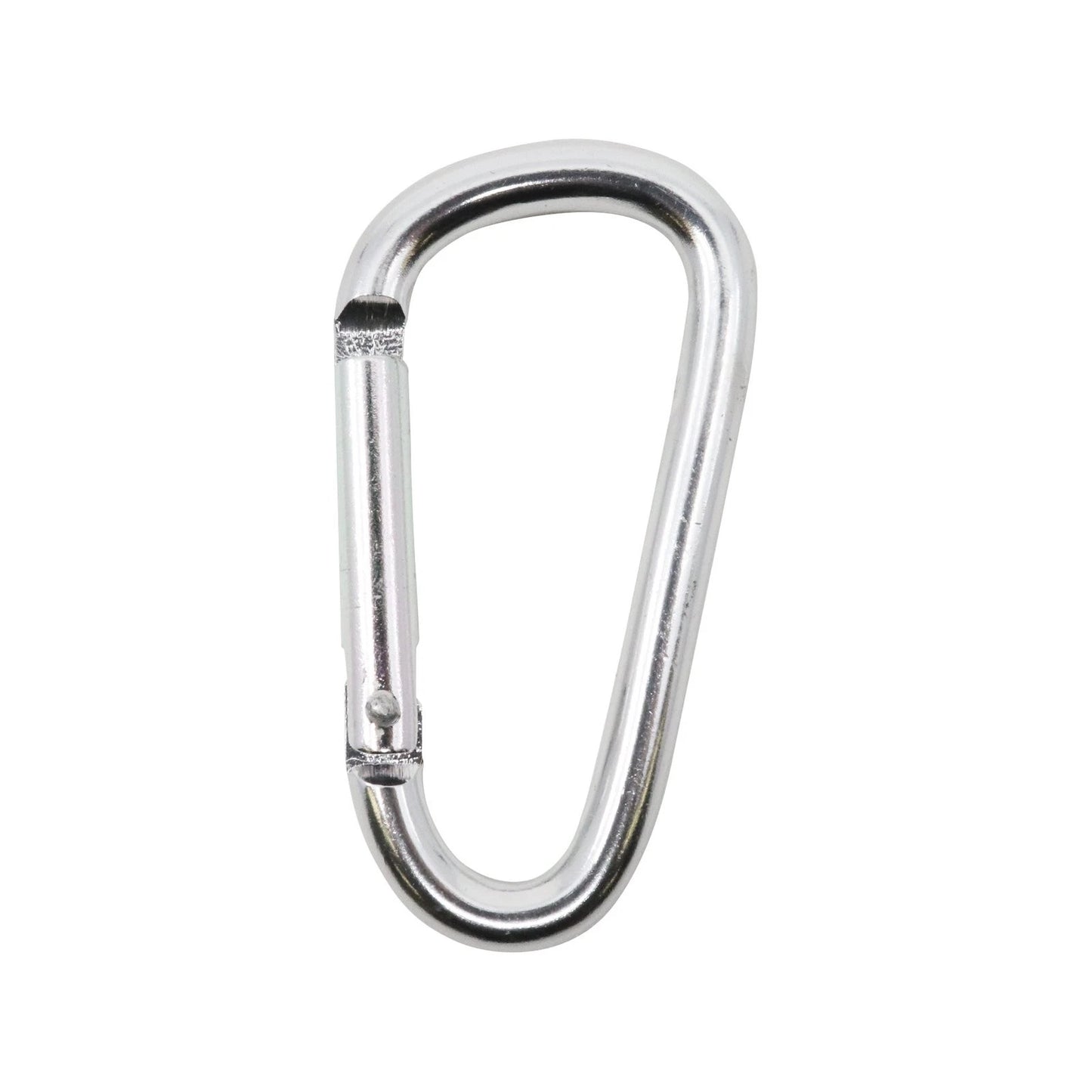 Key Essentials 6mm Metal D Shape Key Ring, Durable Aluminium, Vibrant Colours