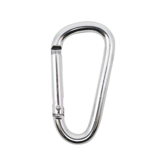 Key Essentials 6mm Metal D Shape Key Ring, Durable Aluminium, Vibrant Colours