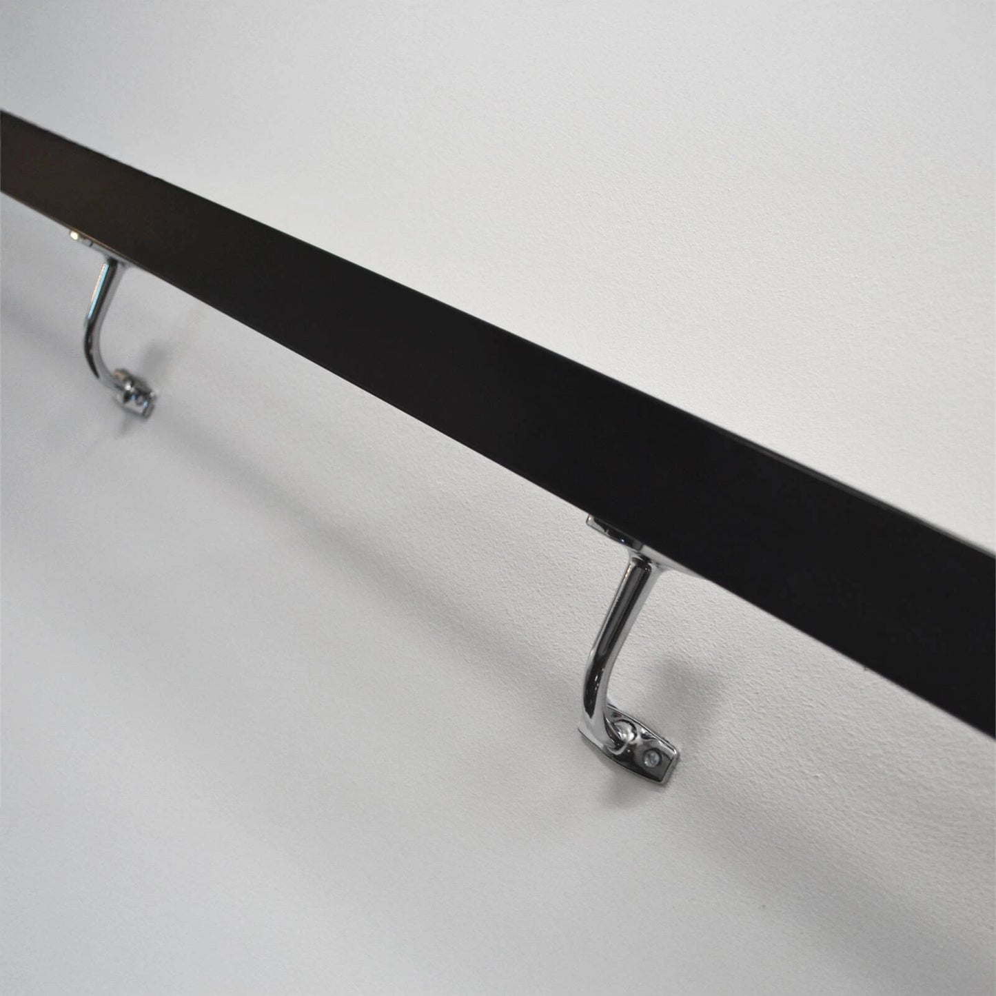 Carinya Chrome Flat Top Curved Handrail Bracket - Durable, Corrosion Resistant, Easy Install