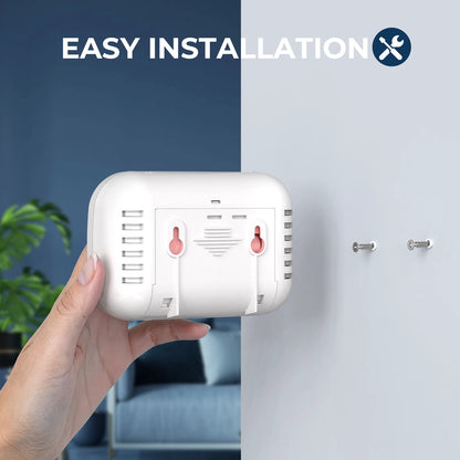 FirePro Carbon Monoxide Alarm with LCD Display, 85dB Alarm, AA Batteries Included