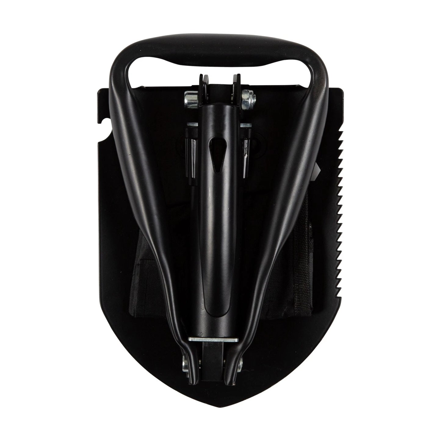 Trojan Folding Camping Shovel with Carry Bag, All Steel, Multi-Functional Blade, Compact Design