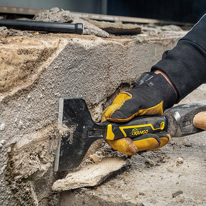 Kango 80mm Masonry Chisel, CR-V Steel, Ergonomic TPR Handle, Optimized 45° Angle