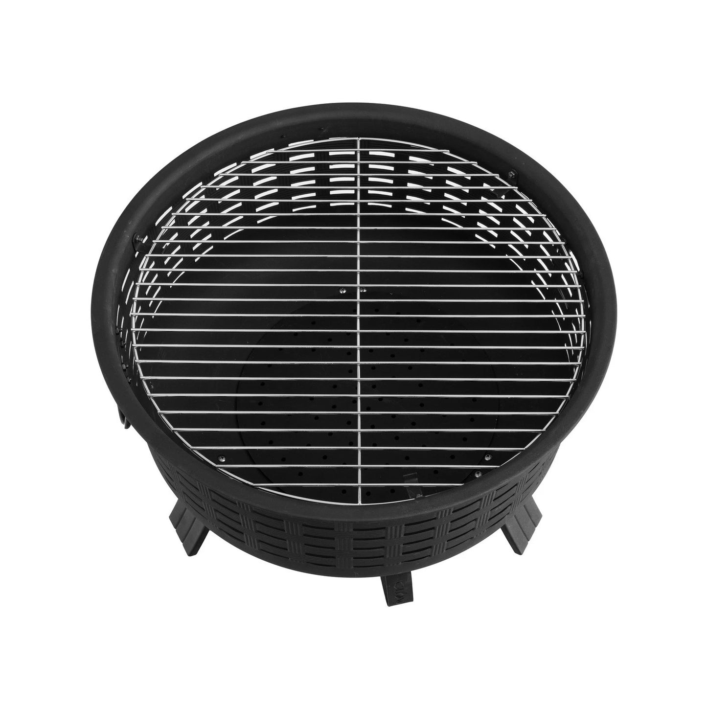 Glow Barossa Fire Pit Grill with Ash Cleaner, Cover & Cooking Accessories