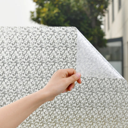 Pillar Crackle Static Window Film 0.9 x 2m, Privacy, Decorative, Heat & UV Reduction