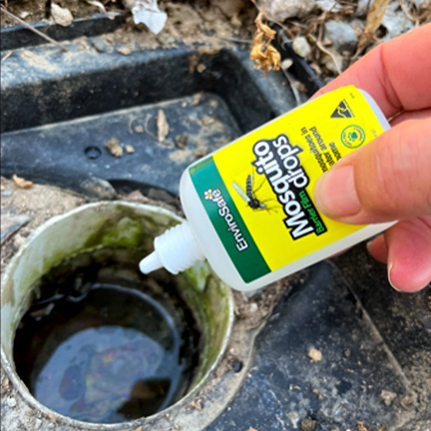 Envirosafe Mosquito Drops 45ml - Chemical-Free, Long-Lasting Larvae Control
