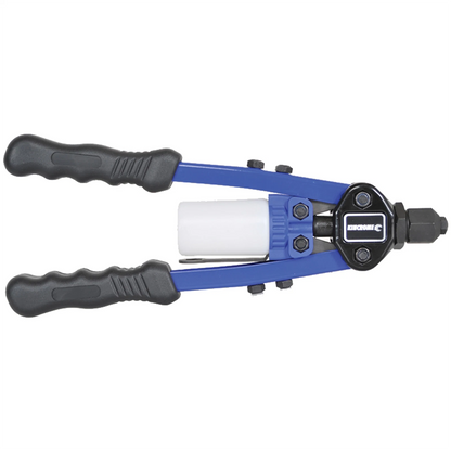 Kincrome 280mm Short Arm Hand Riveter, Cast Aluminium, Ergonomic Grips, 4 Nozzles