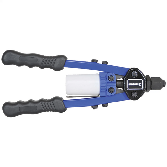 Kincrome 280mm Short Arm Hand Riveter, Cast Aluminium, Ergonomic Grips, 4 Nozzles