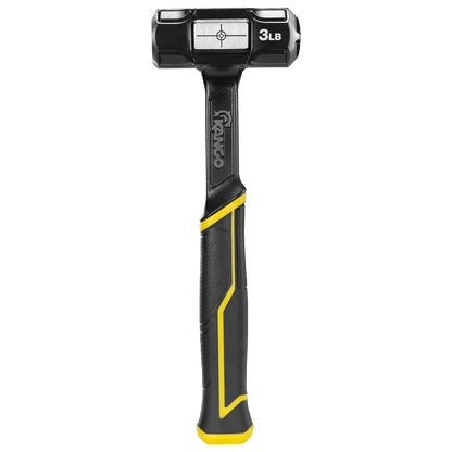 Kango 3lb Cross Strike Sledge Hammer - Durable, Precision, Dual Strike Faces