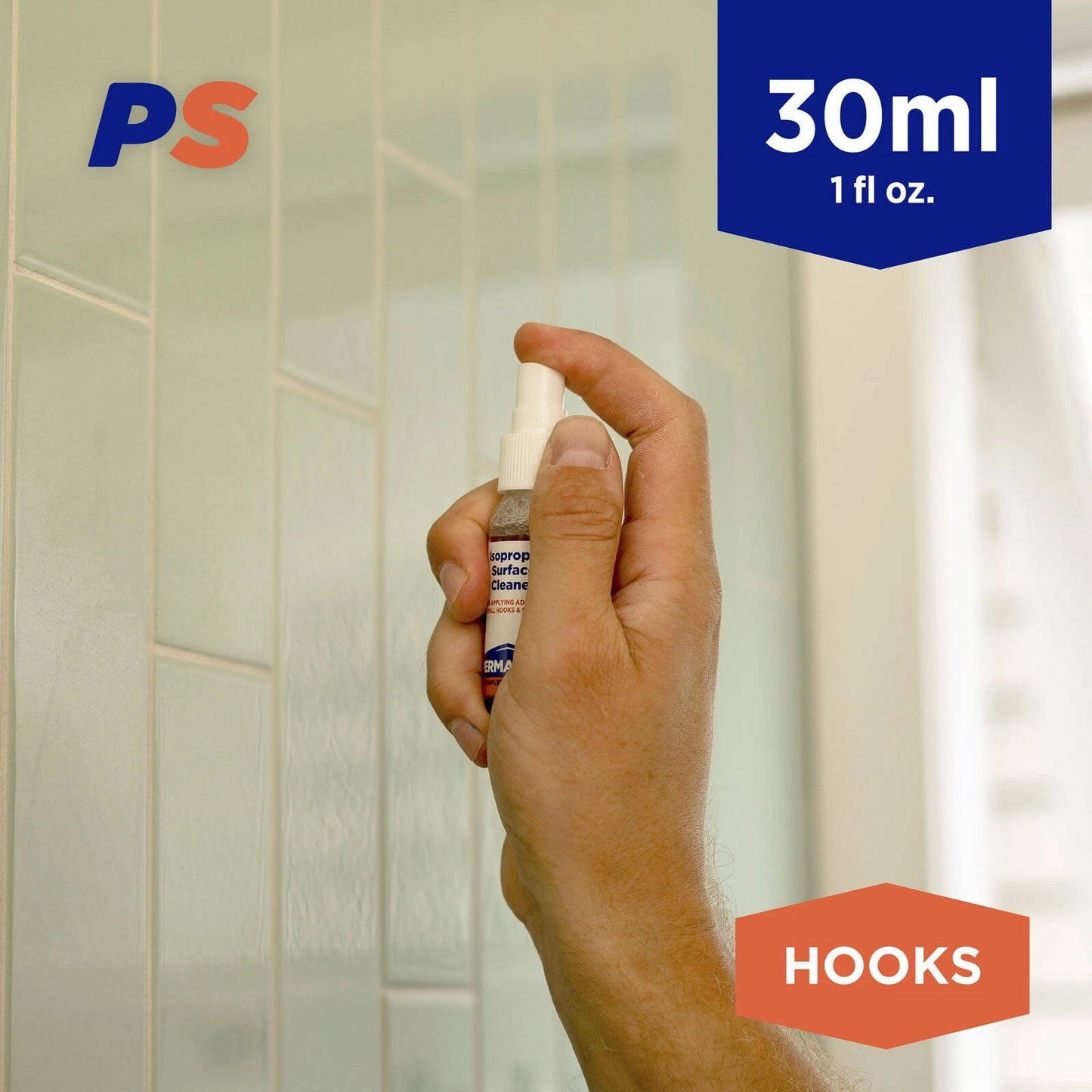 Permastik 30ml Isopropyl Surface Preparation Spray for Adhesive Hooks