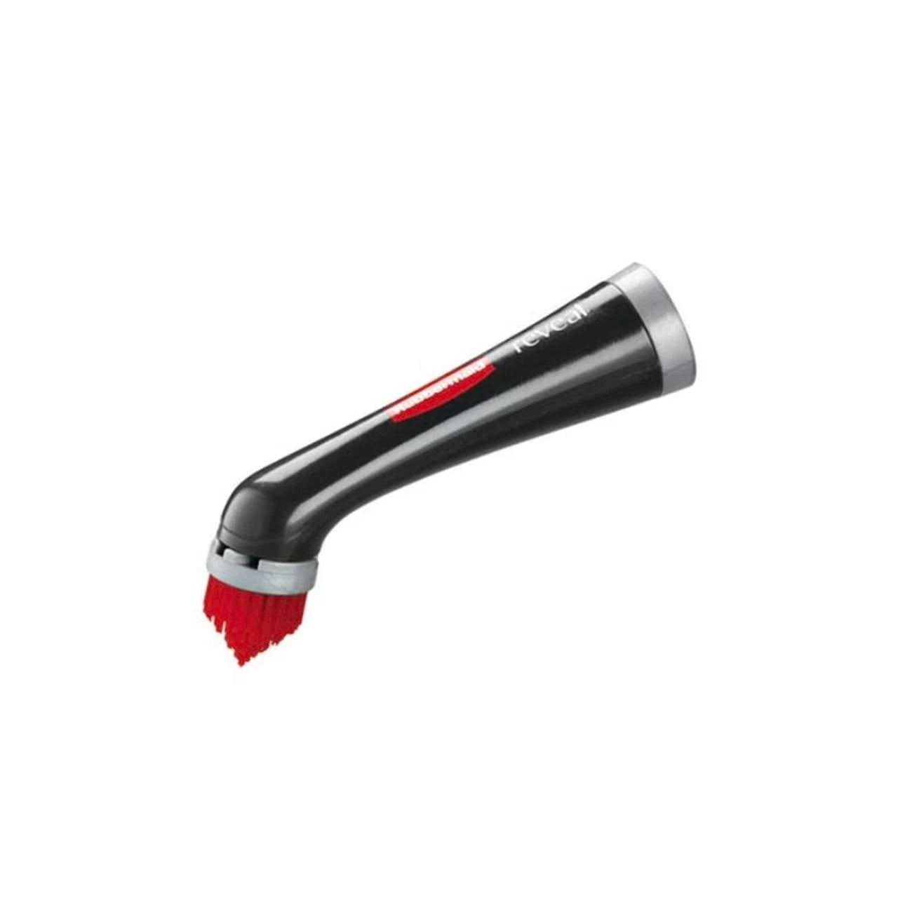 Rubbermaid Reveal Power Scrubber Grout Brush, Red & Grey, Durable Materials, Ergonomic Design