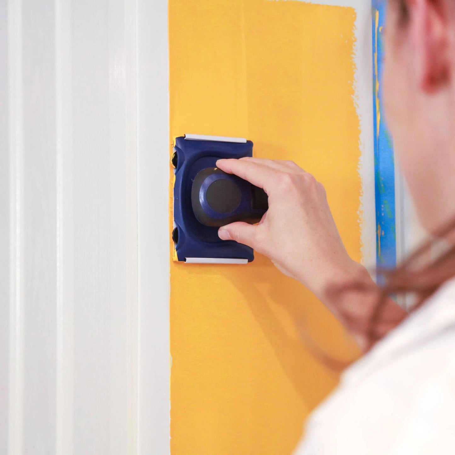 Monarch Pad Edger - Precision Painting Tool with Ergonomic Handle, Refillable, Nylon Fibre