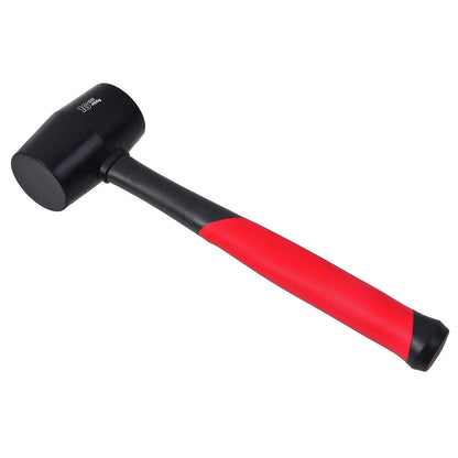 Trojan 16oz Black Fibreglass Rubber Mallet - Durable, Ergonomic, Lifetime Warranty