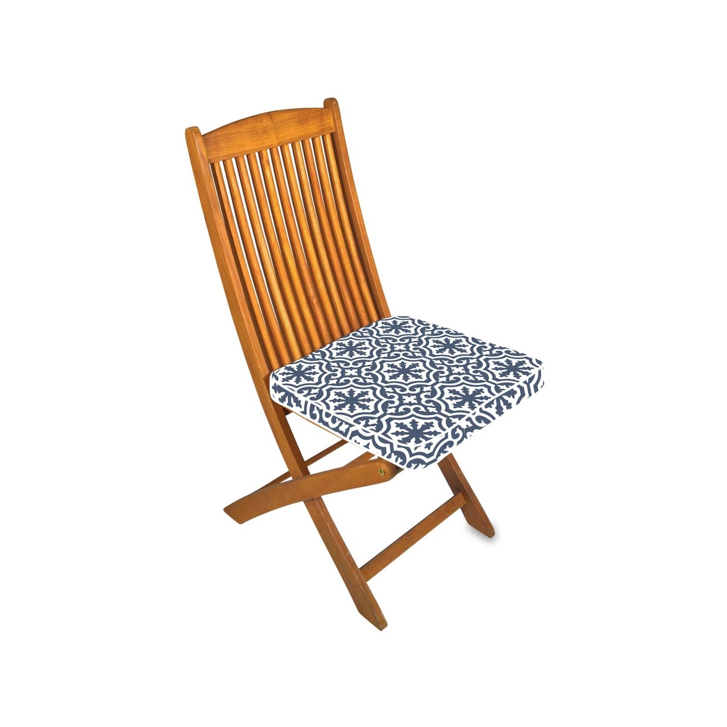 MOJO Blue and White Marrakesh UV & Water Resistant Outdoor Cushion