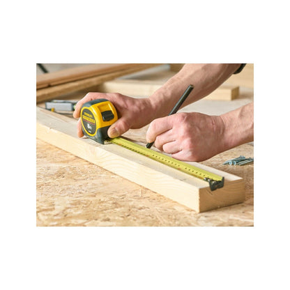 Stanley FatMax 8m Tape Measure, Blade Armor Coating, Wide Blade, Magnetic Tip