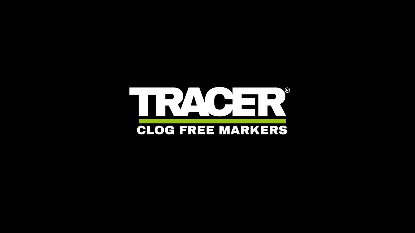 Tracer Clog Free Marker Red - Durable, Versatile, Dust-Resistant, with Holster Clip