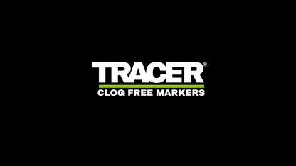 Tracer Clog Free Marker Red - Durable, Versatile, Dust-Resistant, with Holster Clip