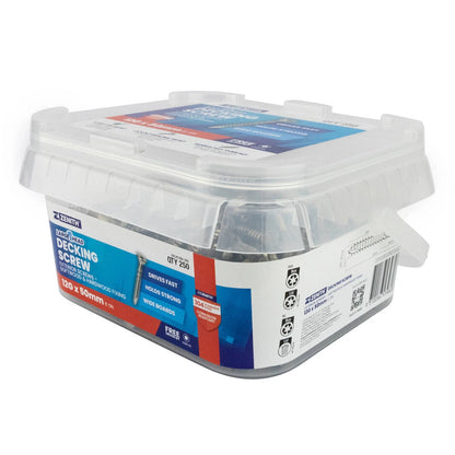 Zenith SS304 Large Head Decking Screws T25 12G x 50mm - 250 Pack