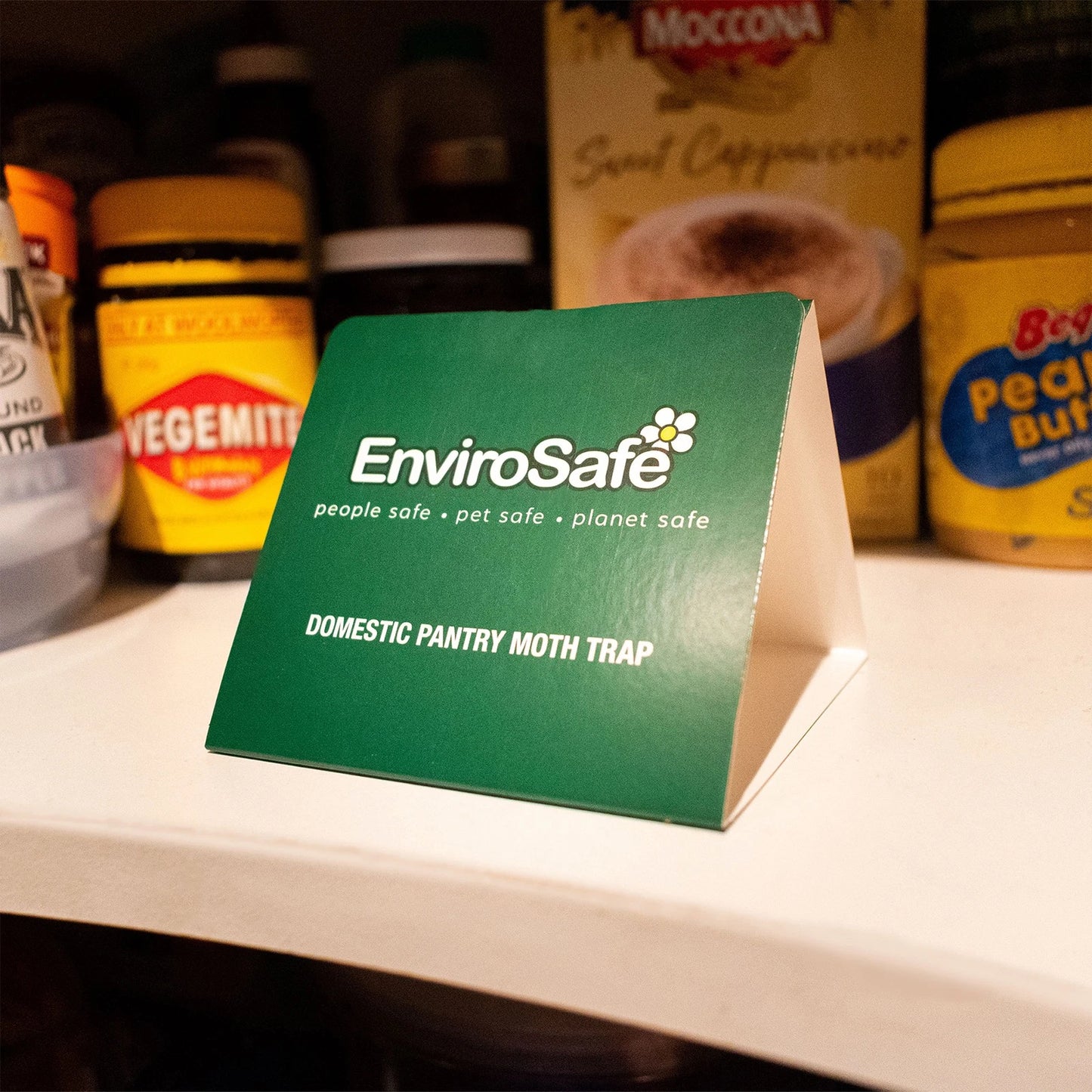 EnviroSafe Pantry Moth Trap 2 Pack - Safe, Effective, 3-Month Detection