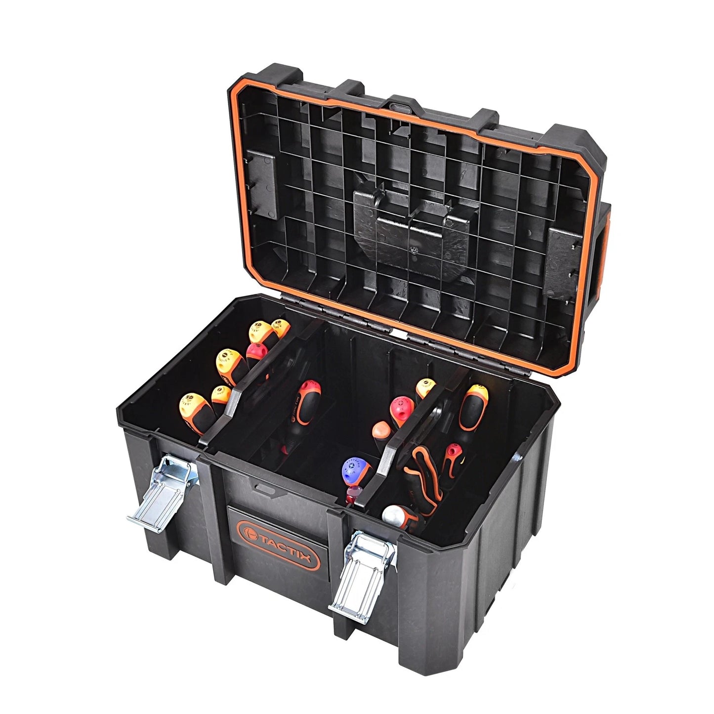Tactix Modular Deep Tool Chest - Durable, Lockable, Weatherproof, Expandable Storage