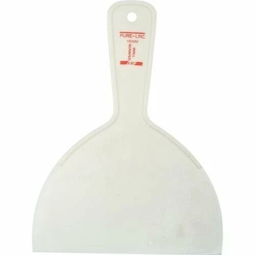 Pure Line 150mm Plastic Scraper - Flexible Tip, Multi-Purpose, Paint Removal