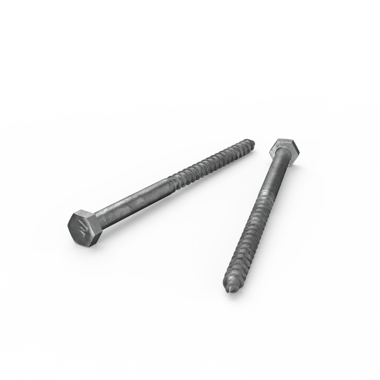 ZENITH M6 x 100mm Galvanised Hex Head Coach Screws - Heavy-Duty, Corrosion Resistant