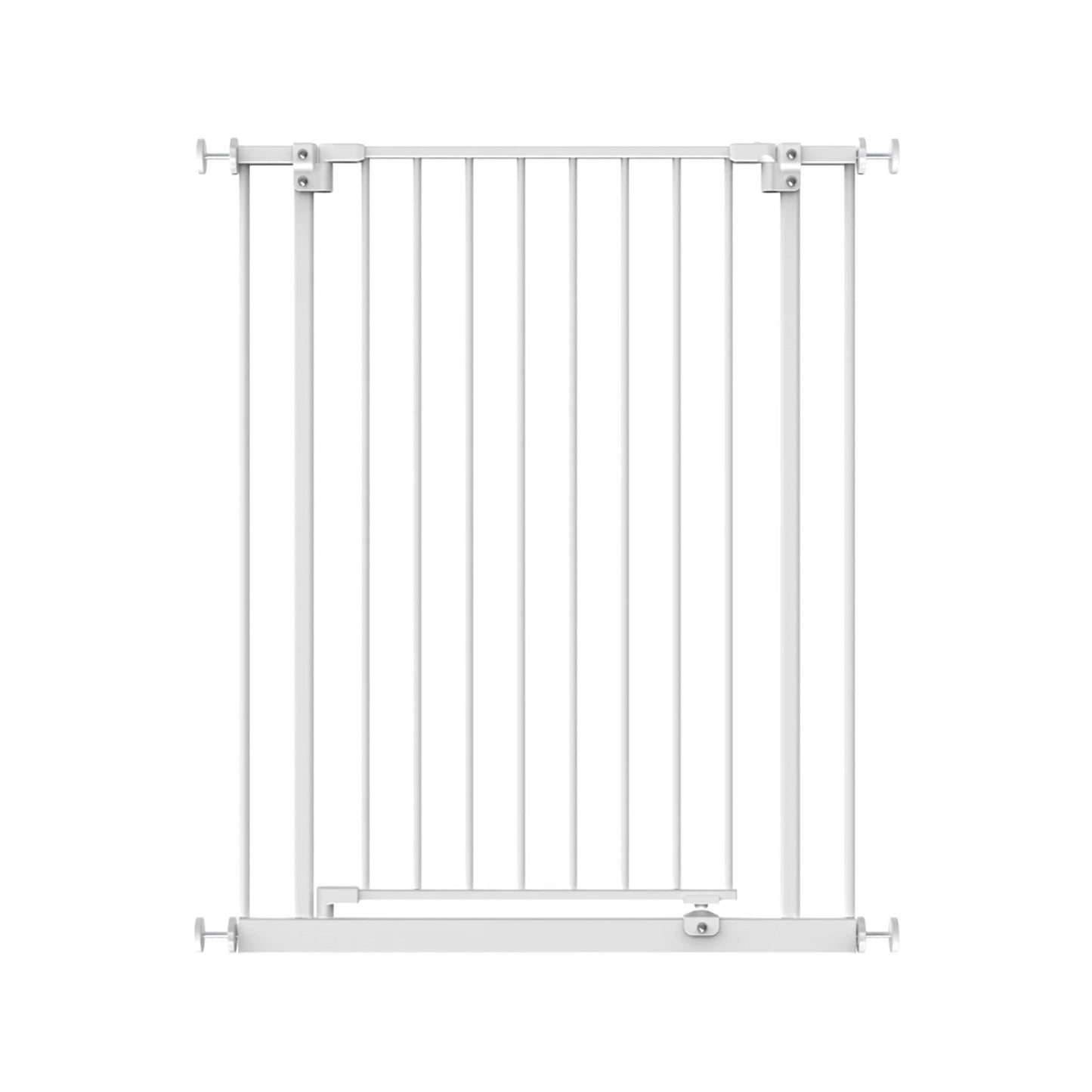 Perma Child Safety Extra Tall Baby Gate 73-82cm White, Easy Fit, Pet Friendly, One-Hand Release