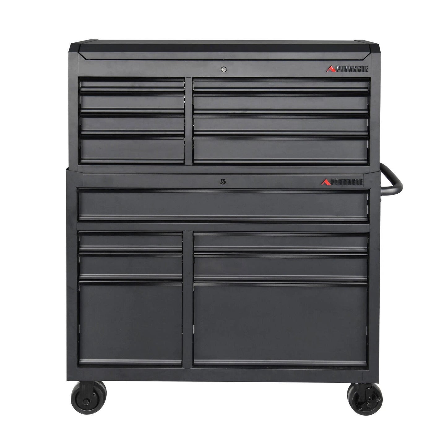 Pinnacle 42" Black Matte Tool Chest with Soft Close Drawers & Foam Liners