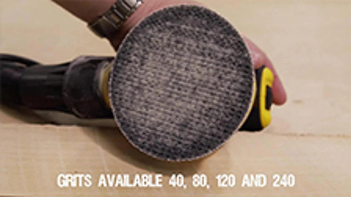 Irwin 150mm Mixed Grit Orbital Sanding Disc 5 Pack - Extended Lifespan & Universal Fitment