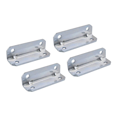 Carinya Zinc Plated Steel Angle Bracket 63.5x20x20mm 4 Pack - Indoor/Outdoor Use