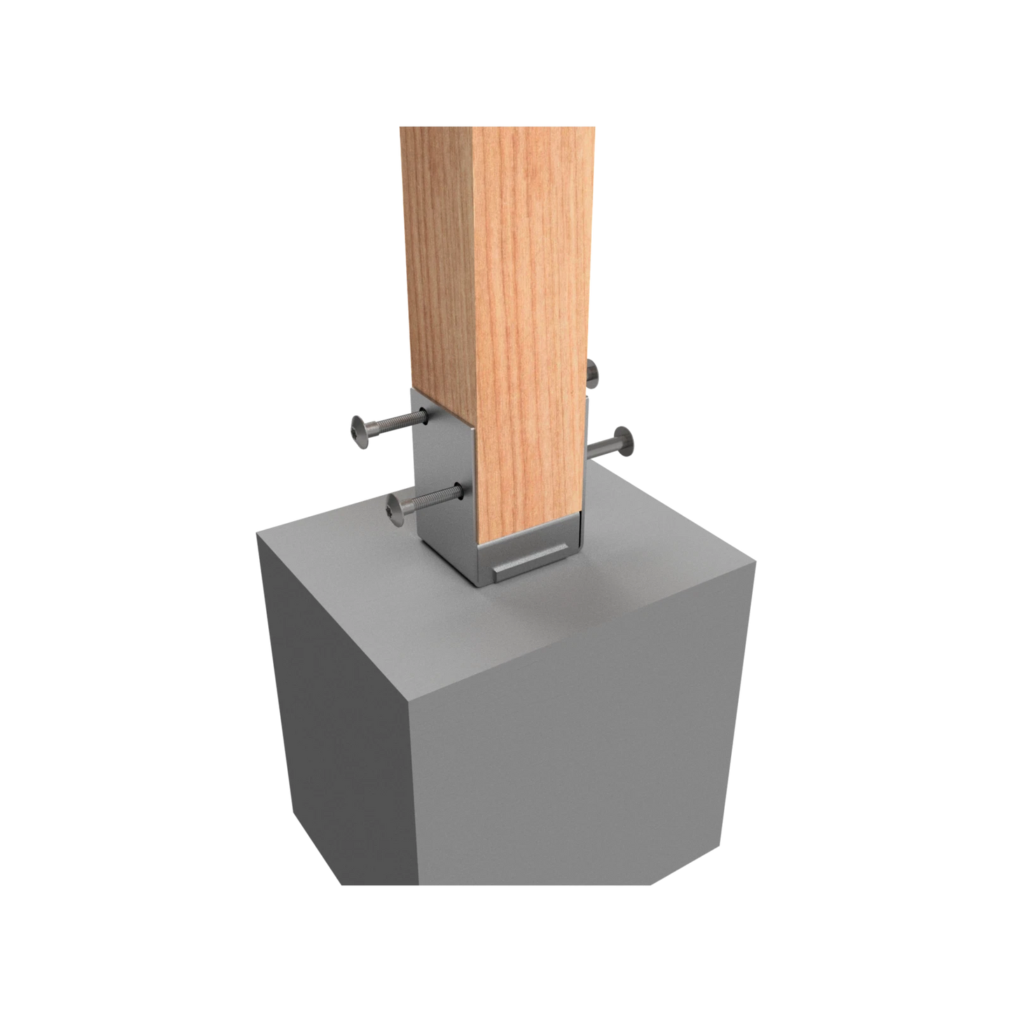 Vuepro 90mm Stainless Steel Bolt Down Post Support for Coastal Environments