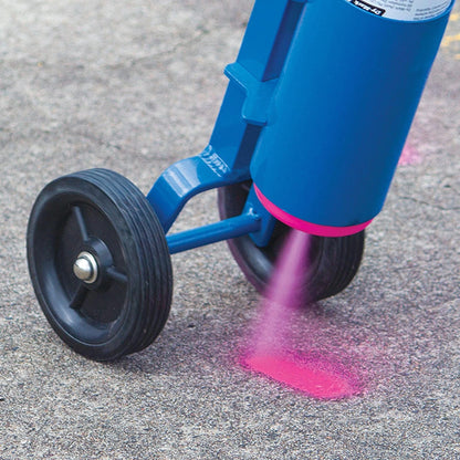 Dy-Mark 350g Yellow Water-Based Spray Paint, Fast-Drying, UV Resistant, 360° Valve