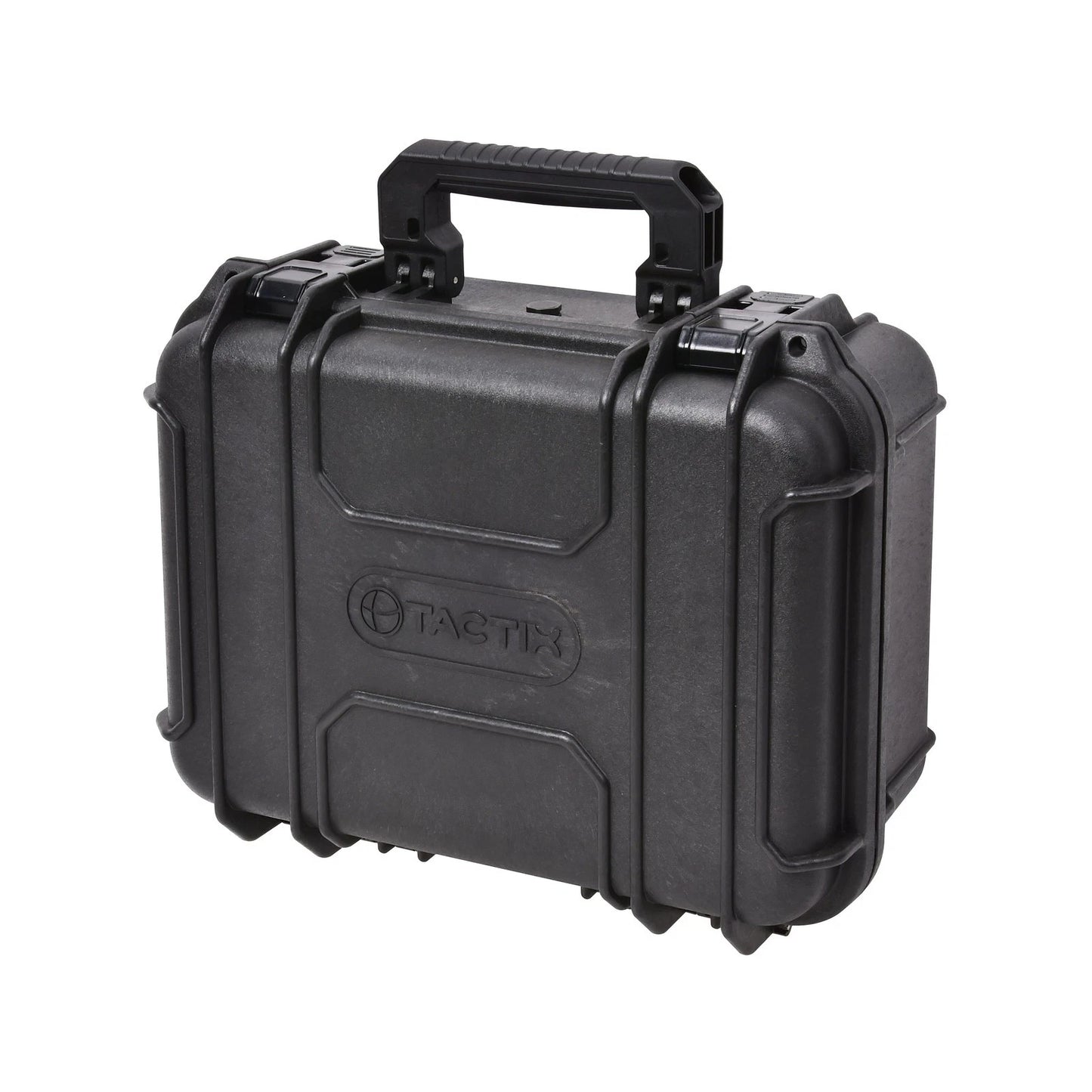 Tactix Black Tough Case Large - IP65, Heavy Duty, Pressure Relief, Foam Insert