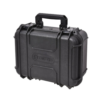 Tactix Black Tough Case Large - IP65, Heavy Duty, Pressure Relief, Foam Insert