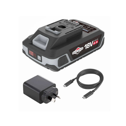 Victa 18V Cordless Line Trimmer Kit with USB-C Battery & Charger, Automatic Feed, Lightweight