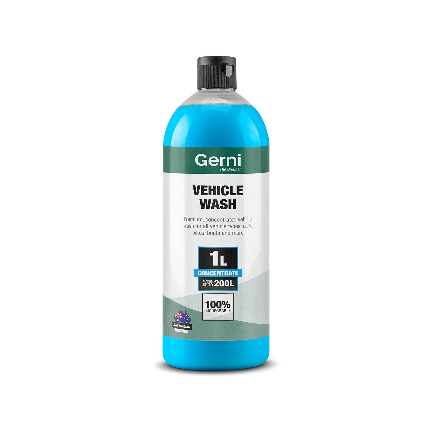 Gerni 1L Vehicle Wash - Biodegradable Cleaner for Cars, Bikes, Boats & Machinery
