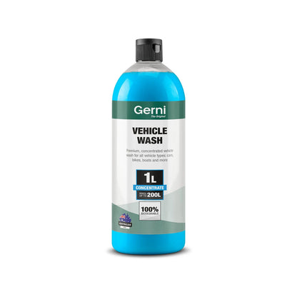 Gerni 1L Vehicle Wash - Biodegradable Cleaner for Cars, Bikes, Boats & Machinery