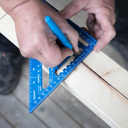 Empire TrueBlue 180mm Laser Etcher Rafter Square - Durable Aluminum, High-Visibility Markings