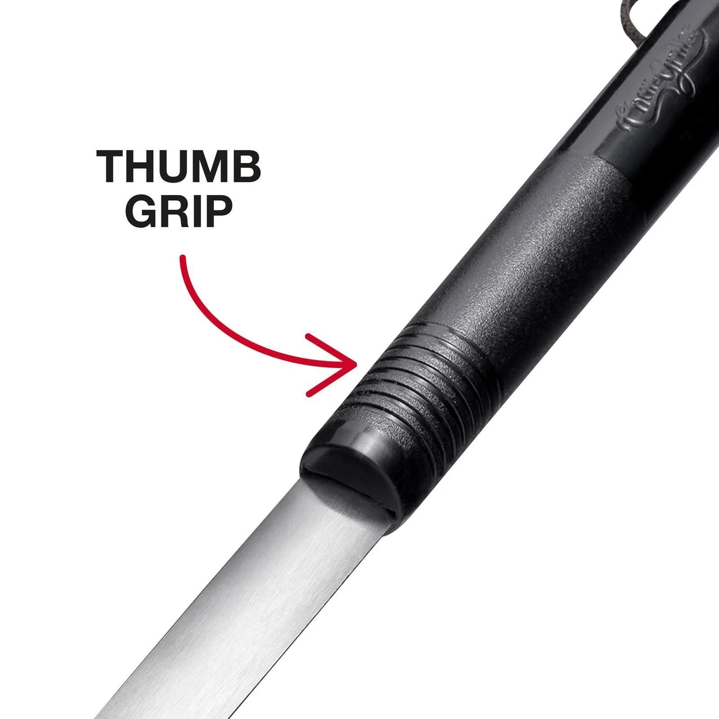 Char-Griller Long BBQ Spatula, 46cm, Heavy Duty Blade, Ergonomic Handle, Hanging Strap