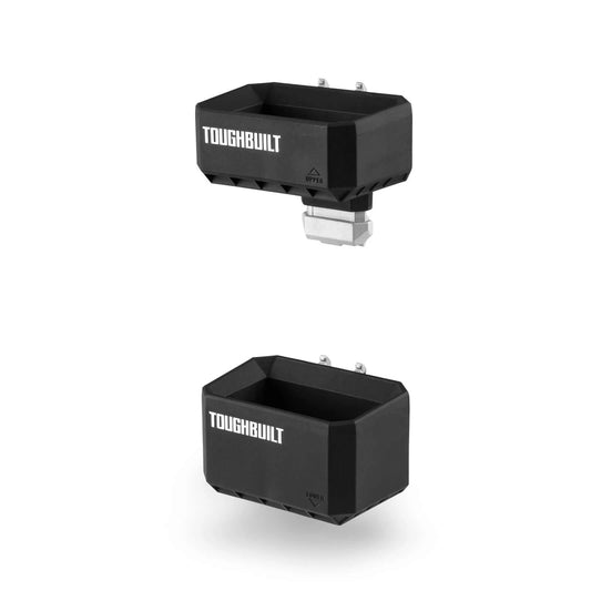 ToughBuilt StackTech Long Tool Holder, Dual-Support, Quick Release, Durable Metal Hooks