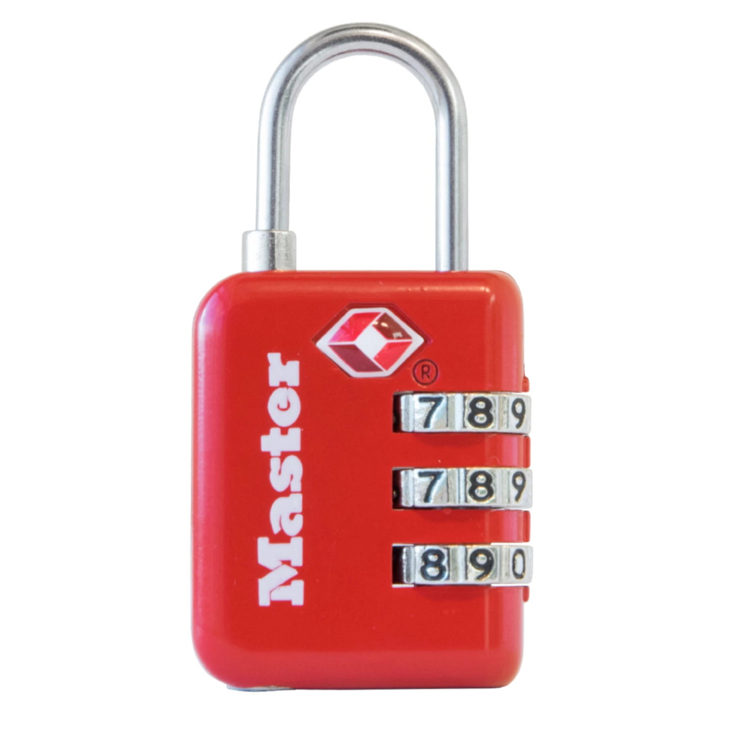 Master Lock 30mm TSA-Approved Luggage Combination Padlock, Durable Metal, Keyless Security