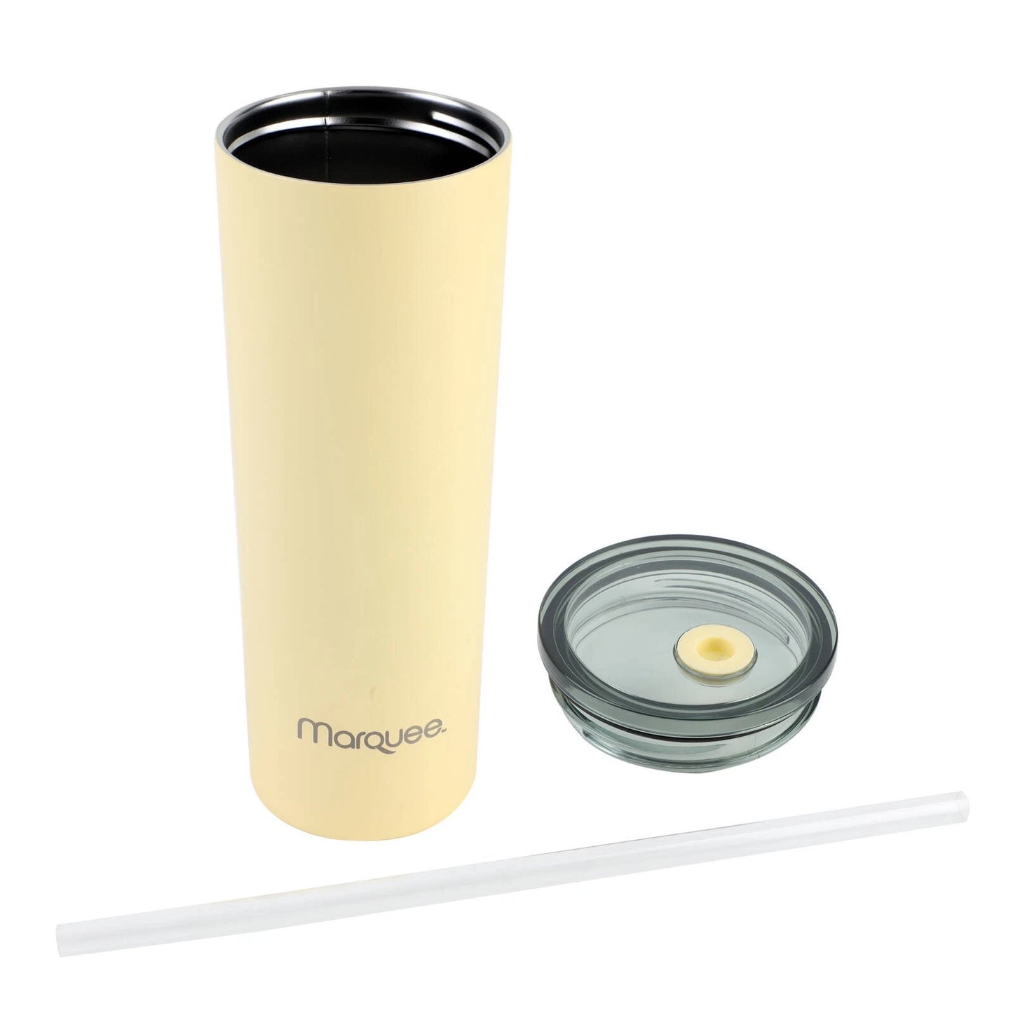 Marquee Yellow 890ml Slim Tumbler with Straw, Insulated, Spill-Resistant, BPA-Free