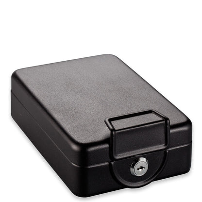 Sandleford Safety Box 210x155x55mm, Portable Anti-Theft Storage, Galvanised Steel, Key Lock