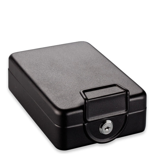 Sandleford Safety Box 210x155x55mm, Portable Anti-Theft Storage, Galvanised Steel, Key Lock