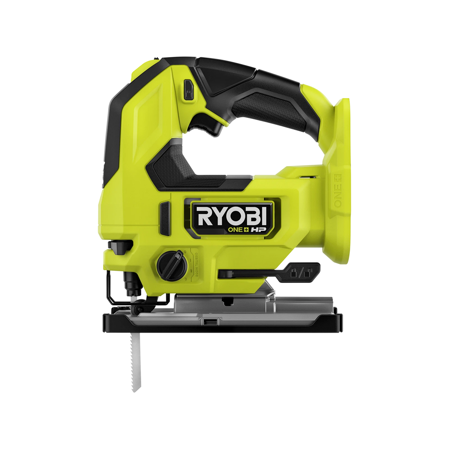 Ryobi 18V ONE+ HP Brushless Jigsaw, Cordless, Versatile Cutting, Quick Blade Change