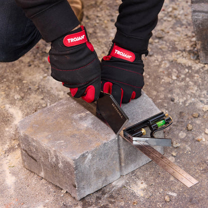 Trojan 75mm Electrician Bolster - Durable Steel, Soft Grip, Lifetime Warranty